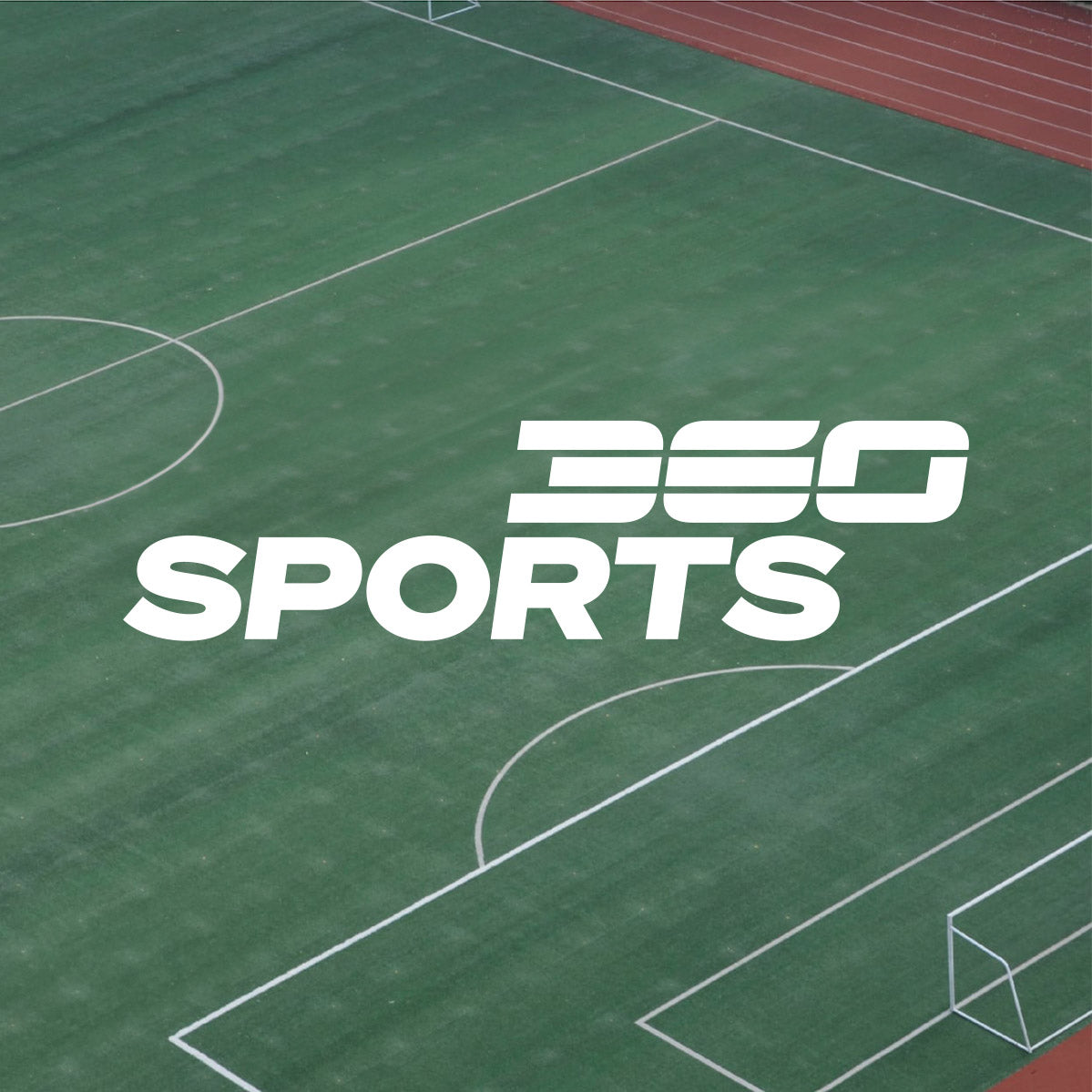 Sports 360 Logo auf Fußballrasen
