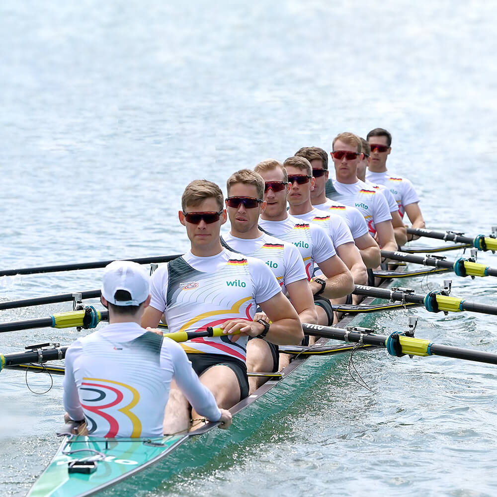 Das deutsche Ruderer Nationalteam